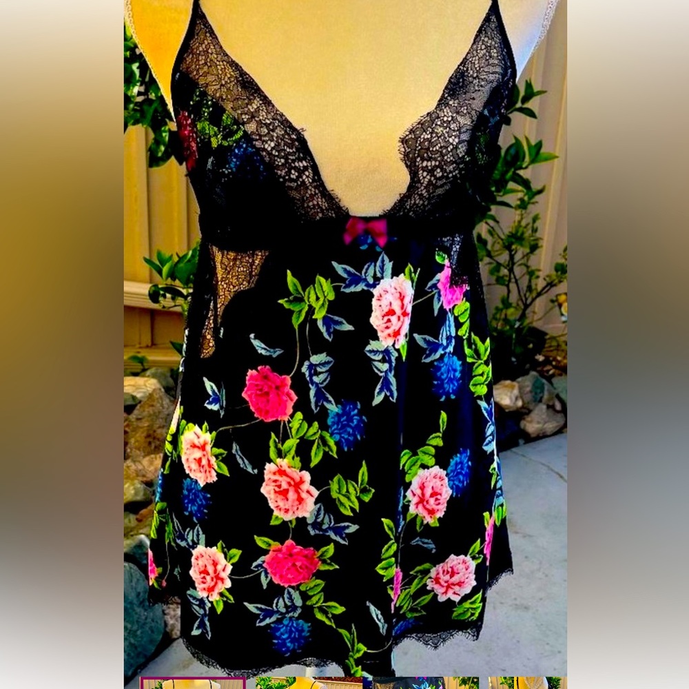 Victoria’s Secret floral chemise/lingerie